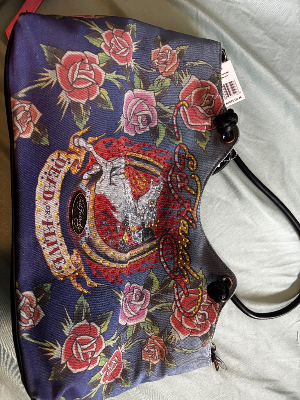 Ed Hardy Denim Purse